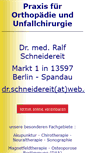 Mobile Screenshot of orthopaedie-spandau.de